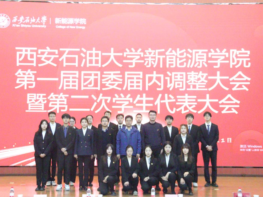 学院召开第一届团委届内调整大会暨第二次学生代表大会
